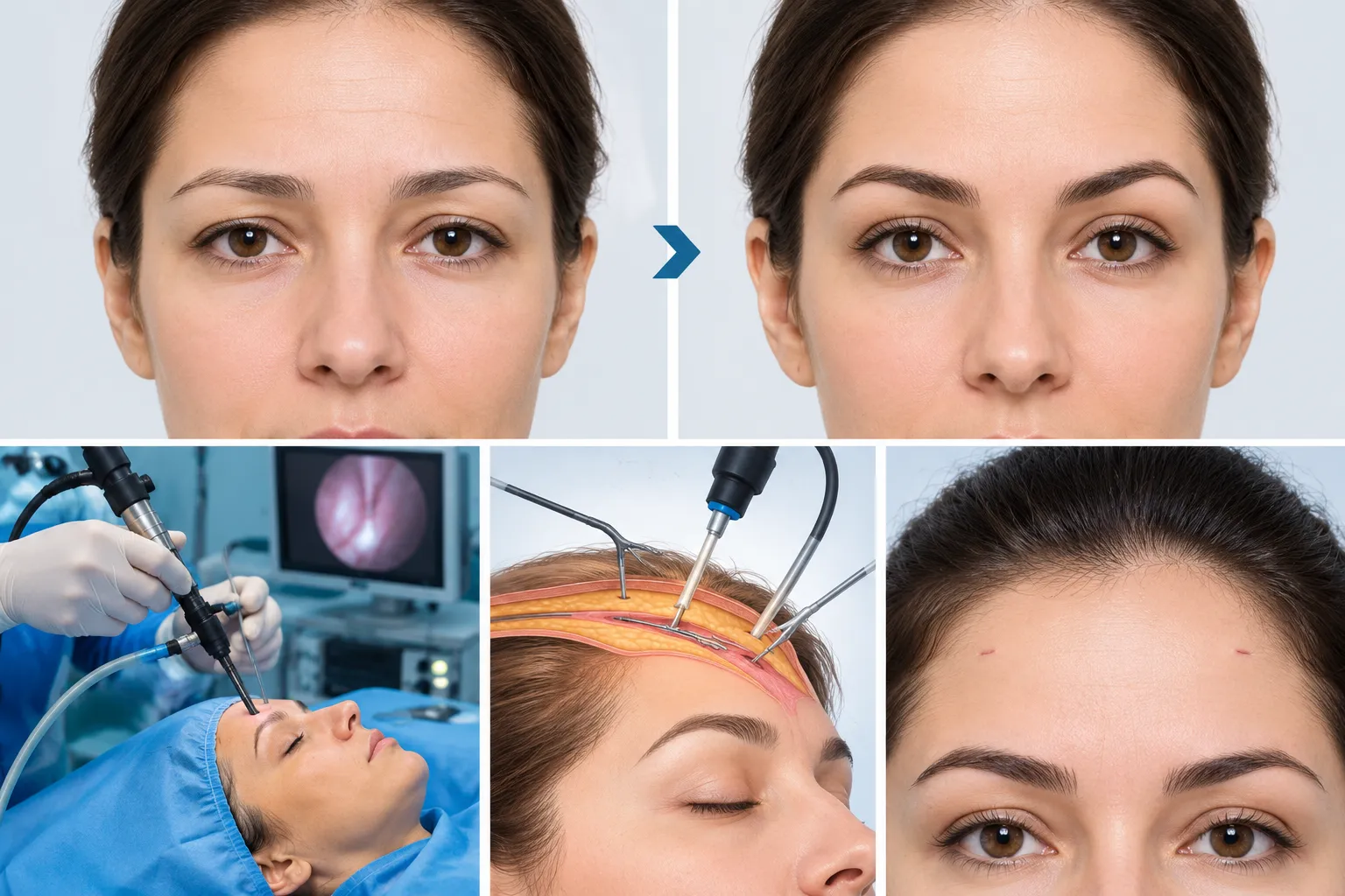 Endoscopic brow lift
