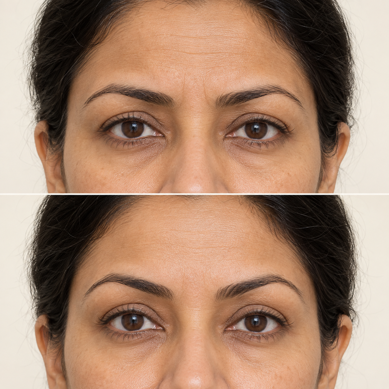 Endoscopic brow lift before and after